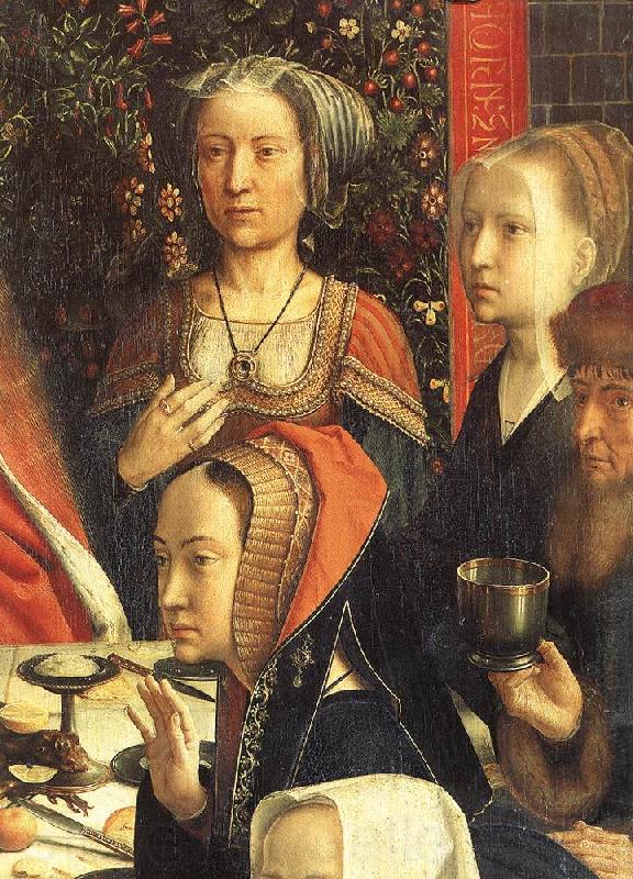 DAVID, Gerard The Marriage at Cana (detail) dsg Norge oil painting art